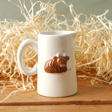 Load image into Gallery viewer, Bramble Farm Highland Cow Milk Jug