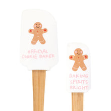 Load image into Gallery viewer, Gingerbread Man Silicone Spatula Set