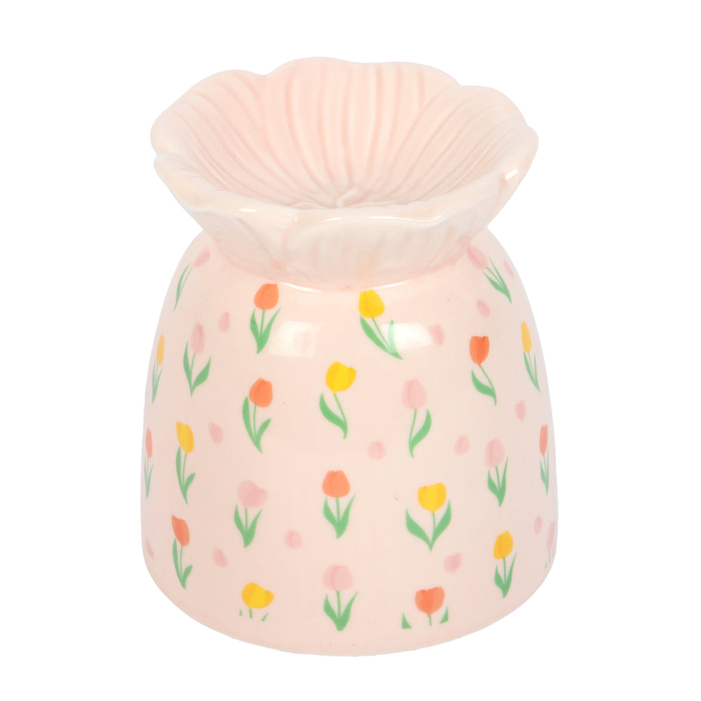Tulip Print Ceramic Burner