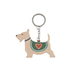Scottie Dog Keyring Embroidery Kit