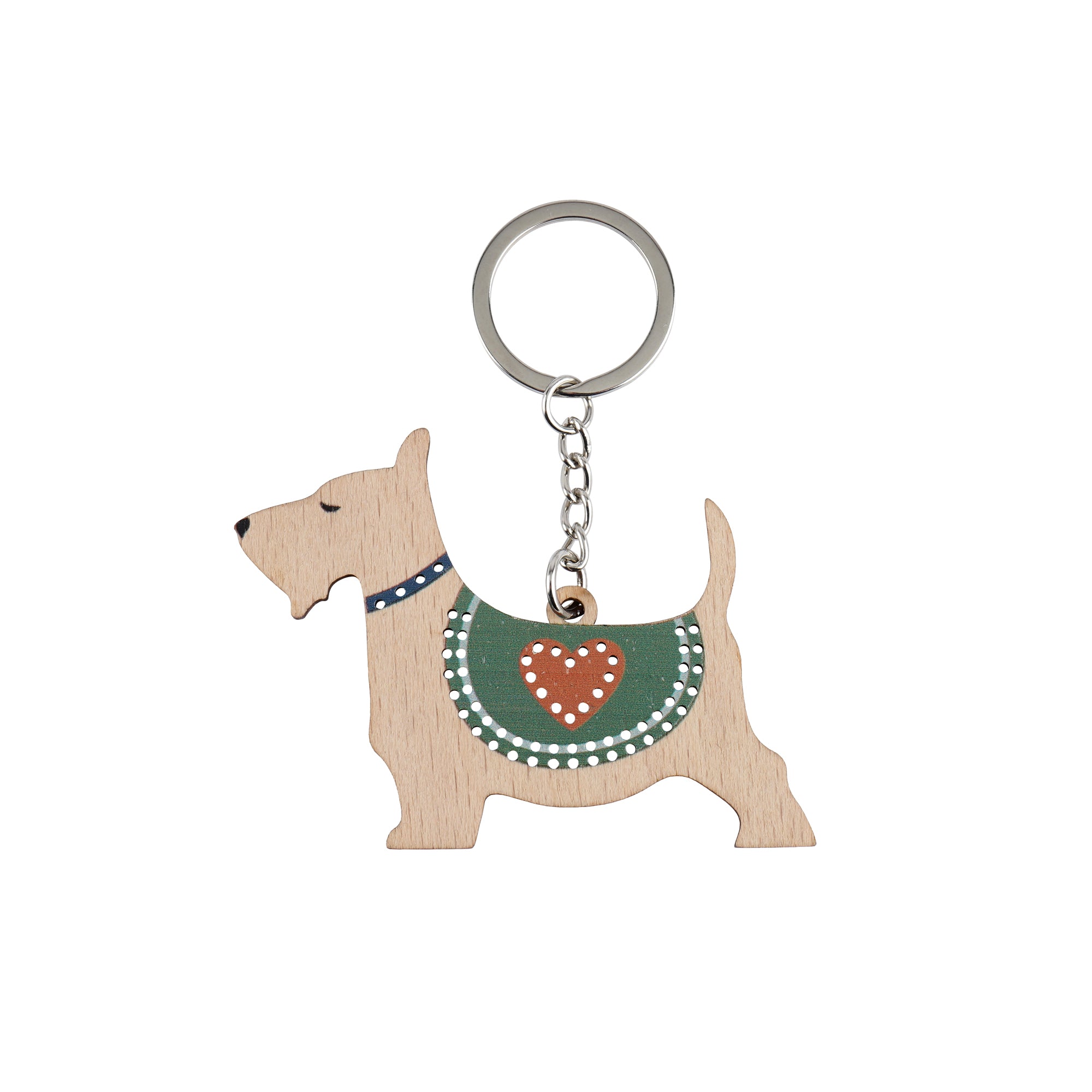 Scottie Dog Keyring Embroidery Kit