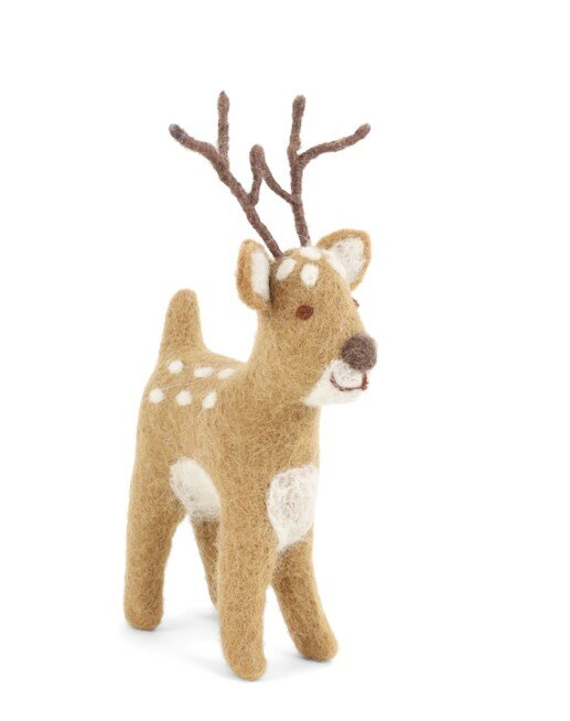 Cute Brown Deer Big 17cm