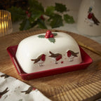 Robins Retreat Butter Dish
