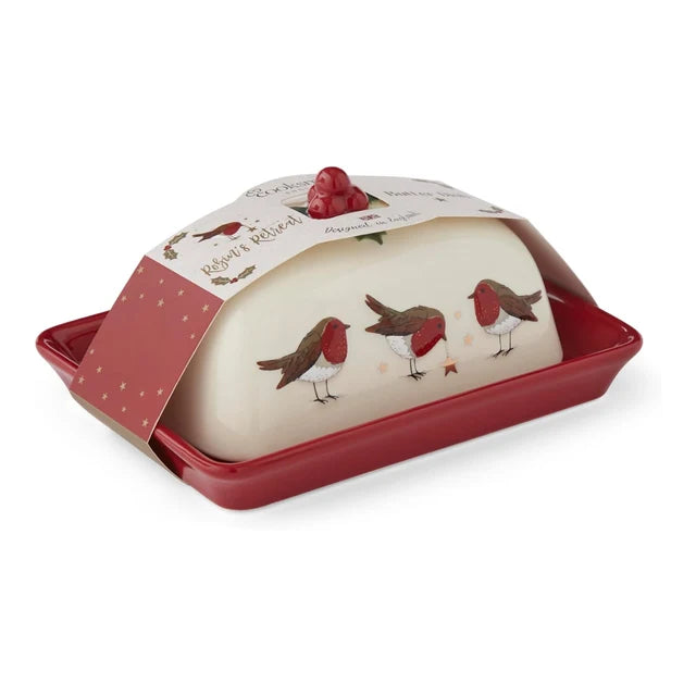 Robins Retreat Butter Dish