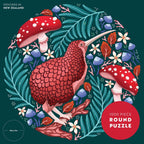 Kooky Kiwi 1000pce Round Puzzle