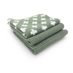 Ecovask Dishcloth 3piece Sage