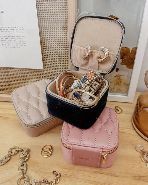 Beau Jewellery Box Velvet Spice