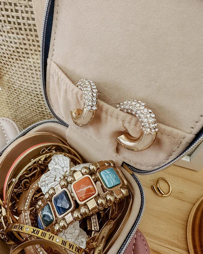 Beau Jewellery Box Velvet Spice