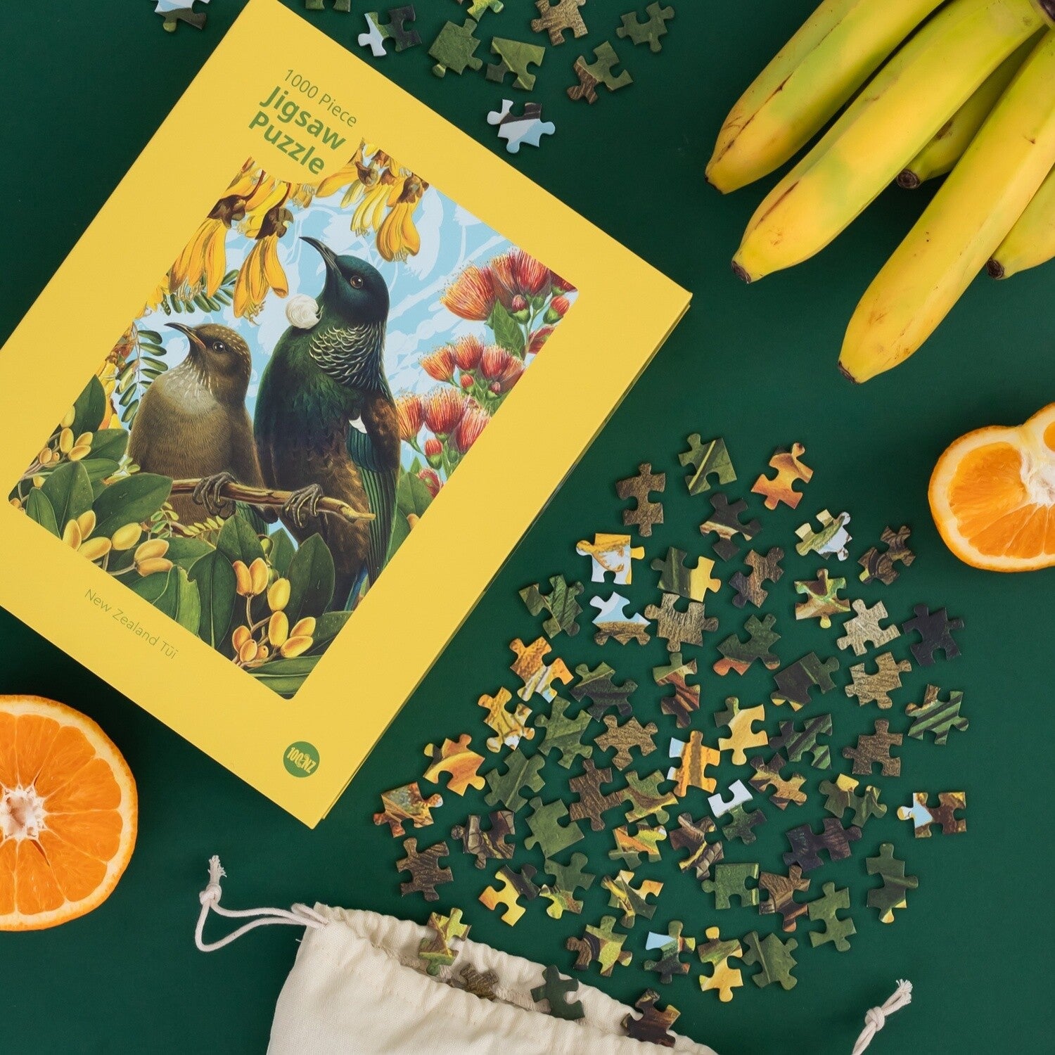 Botanical Tui Jigsaw Puzzle Box
