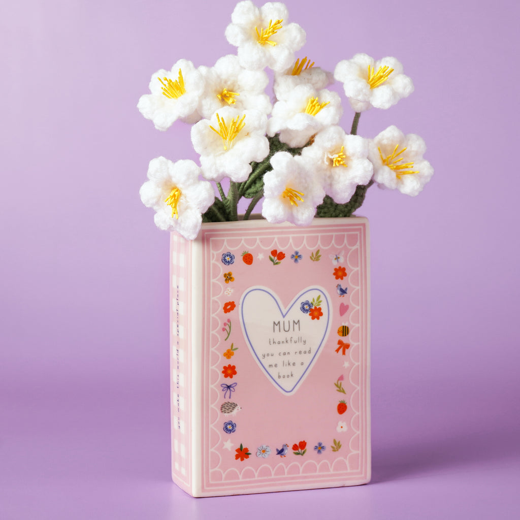 Love Life Book Vase Mum