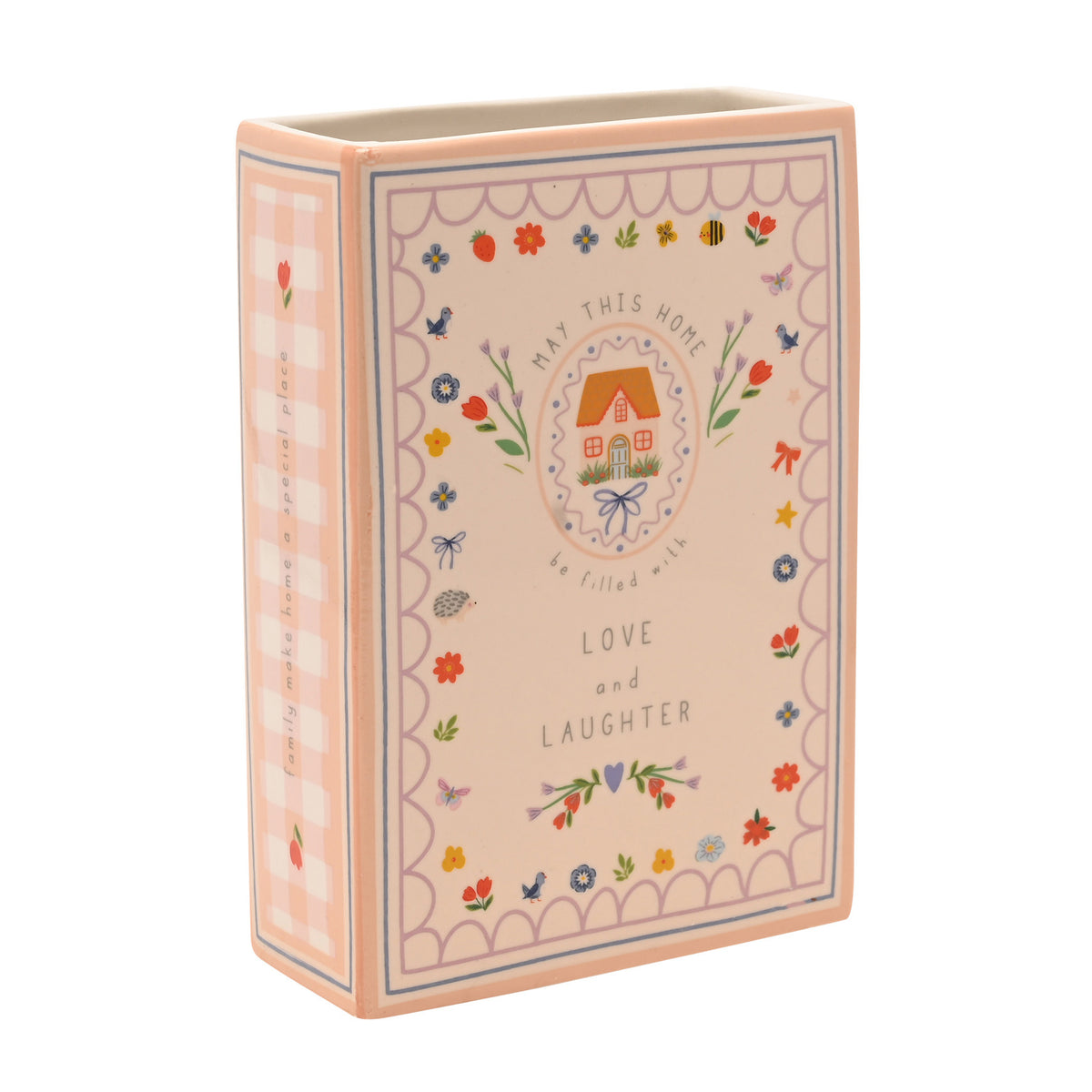 Love Life Book Vase Home