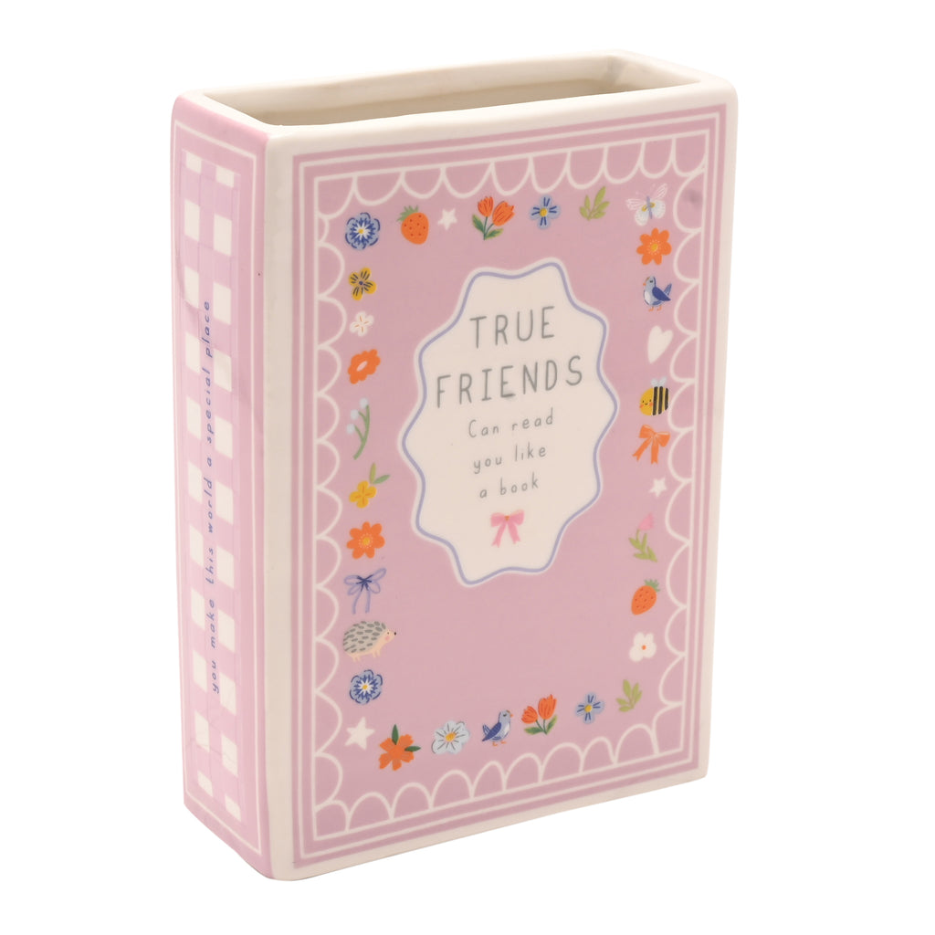 Love Life Book Vase Friends