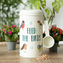 Load image into Gallery viewer, Feed the Birds Seed Tin &amp; Scoop