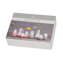Load image into Gallery viewer, Red mini Pastel Vases S/4