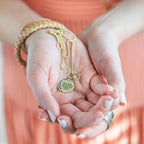 Feathers Appear Charm Sterling Silver & Brass