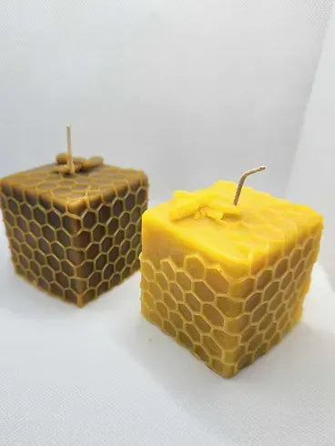 Square Bee Candle