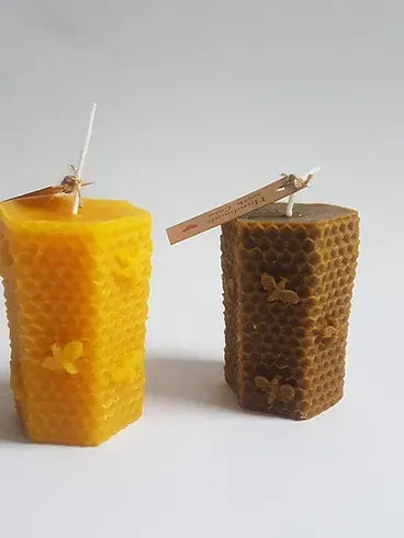 Beeswax Honey Bee Candle