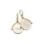Make a Wish Spinner Charm Sterling Silver & Brass