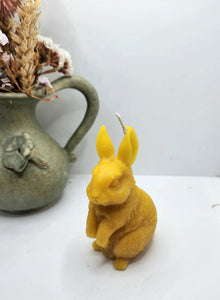 Beeswax Rabbits Candle