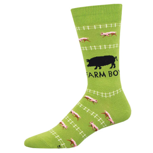 M Farm Boy Green Sock