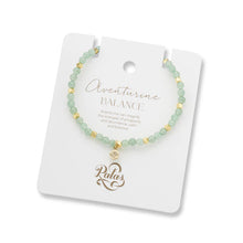 Load image into Gallery viewer, Aventurine Aura of Gold Gem Bracelet