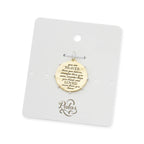 Braver then you think Brass Charm