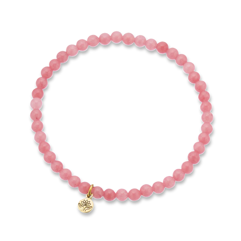 Pink Jade Healing Gem Bracelet