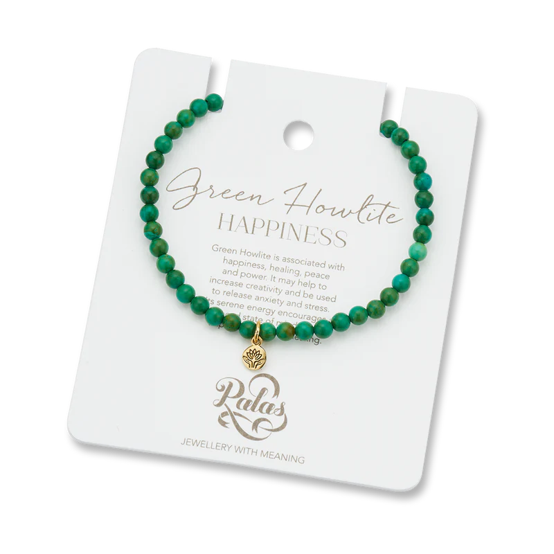 Green Howlite Healing Gem Bracelet