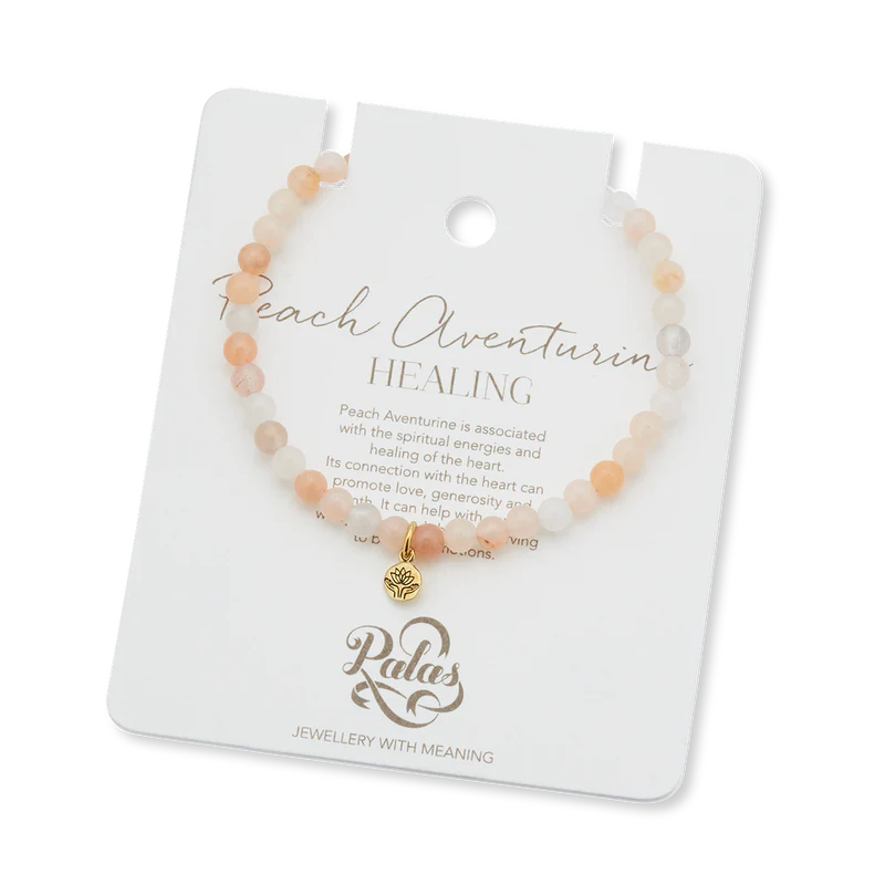Peach Aventurine Healing Gem Bracelet