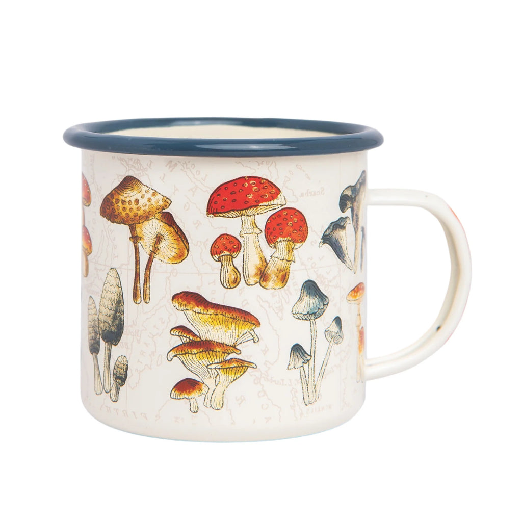 Enamel Mug Mushroom 500ml