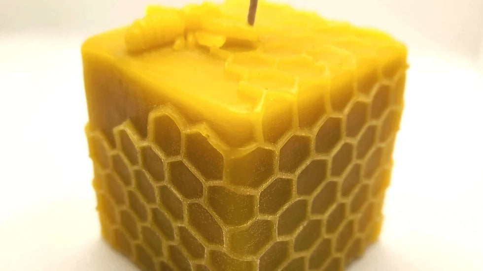 Square Bee Candle