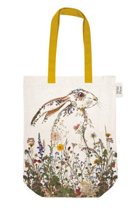 Wildflower Hare Tote Bag