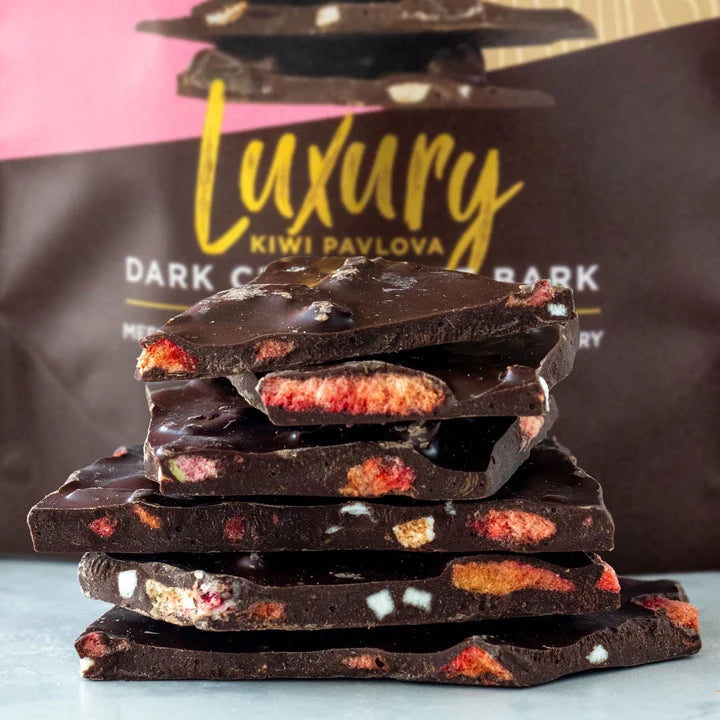 Remarkable Chocolate Bark Kiwi Pavlova 125gm
