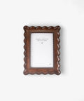 Chestnut Wavy Photo Frame 4x6