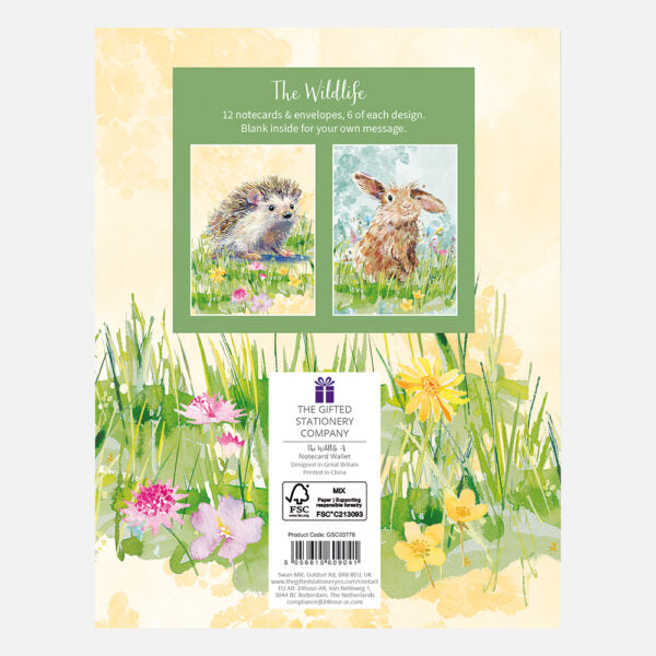 Wildlife Notecard Wallet A
