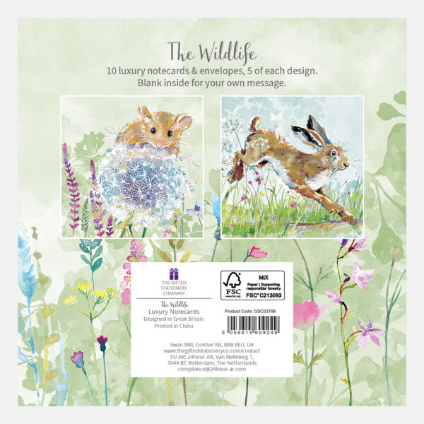Wildlife Luxury Notecard Wallet
