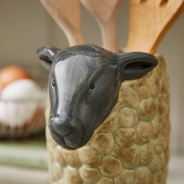 Highland Sheep Utensil Pot/Vase
