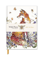 Fox Amongst Flowers 2027 Desk Diary