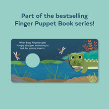 Load image into Gallery viewer, Baby Alligator Finger Puppet Book