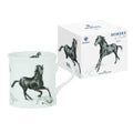Horses Black Mug