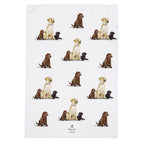 Puppy Love Labrador 2pack Tea Towels