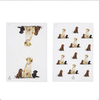 Puppy Love Labrador 2pack Tea Towels