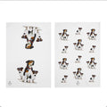 Puppy Love Jack Russell 2pack Tea Towels