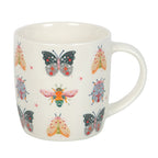 Floral Bug Print Coffee Mug