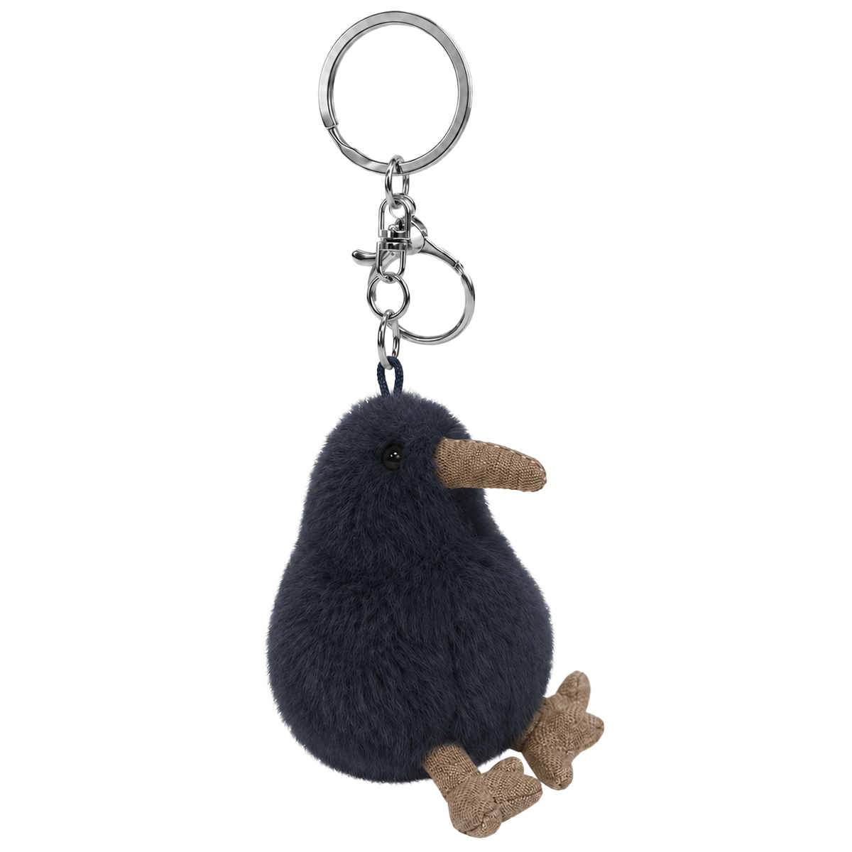 Koko the Kiwi Bag Charm Slate