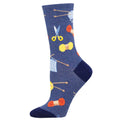 W Sew Knit Blue Heather Sock