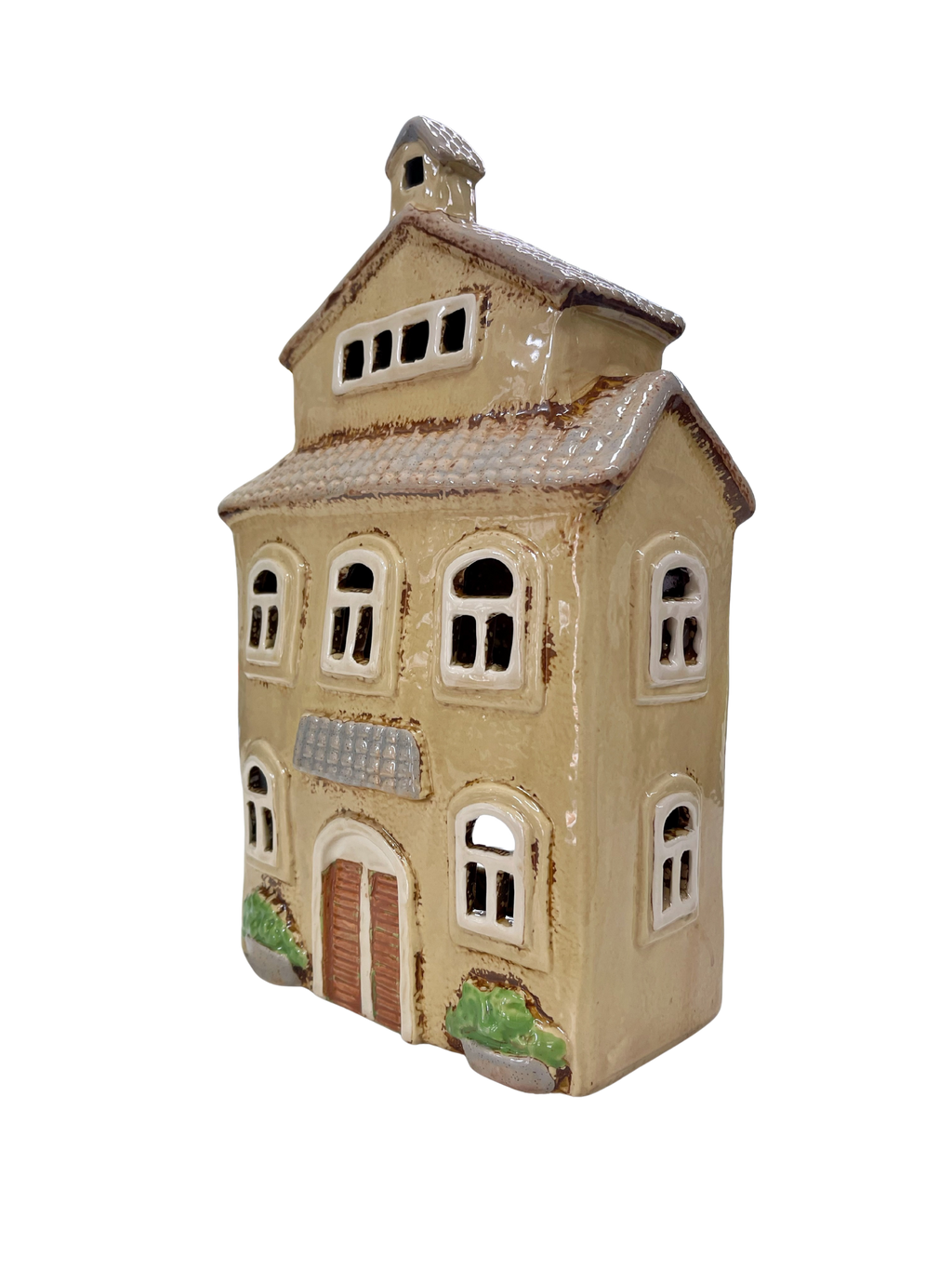 Cream Garden House Tealight 033