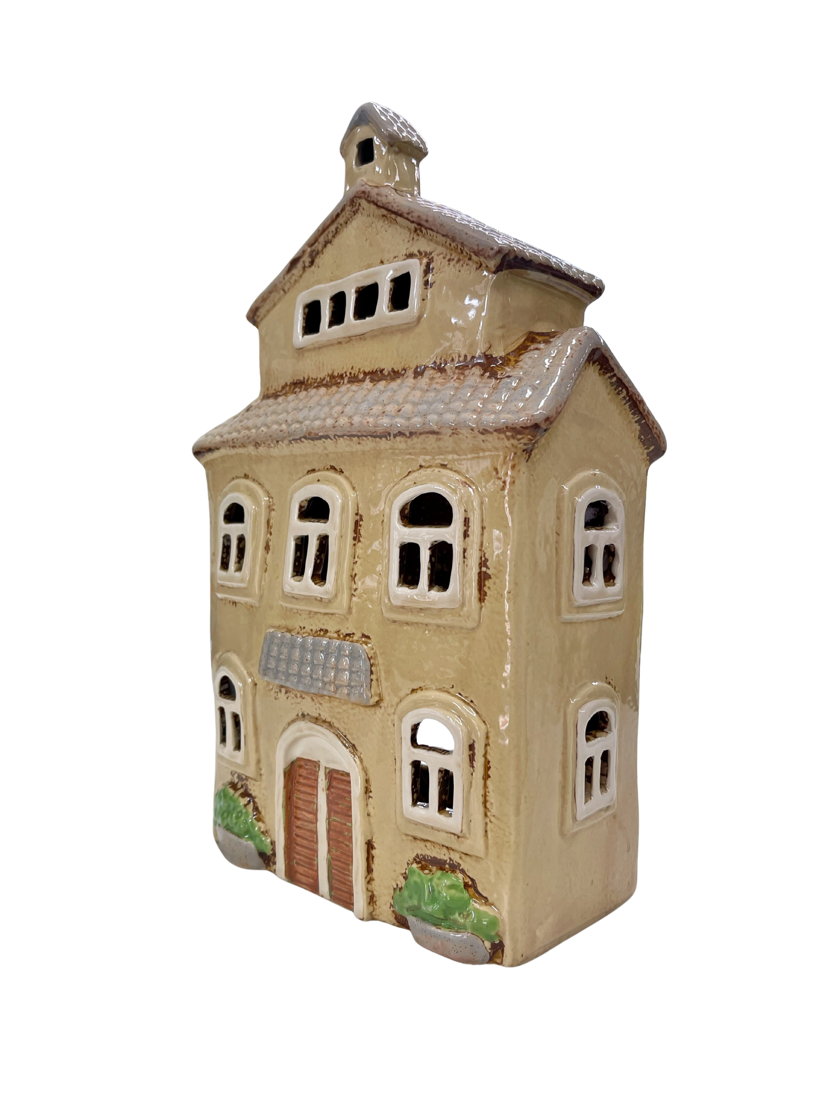 Cream Garden House Tealight 033