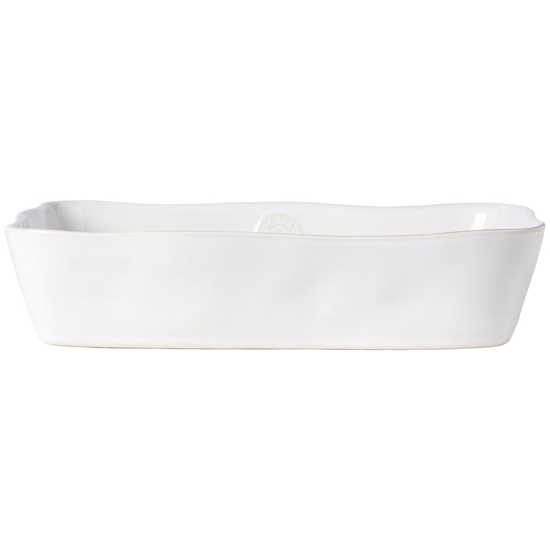 Nova Rectangle Baker White 35cm