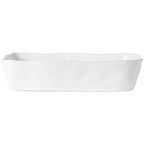 Nova Rectangle Baker White 35cm